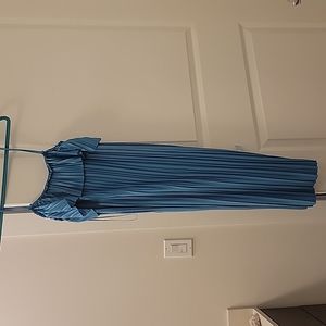 Zara blue midi dress